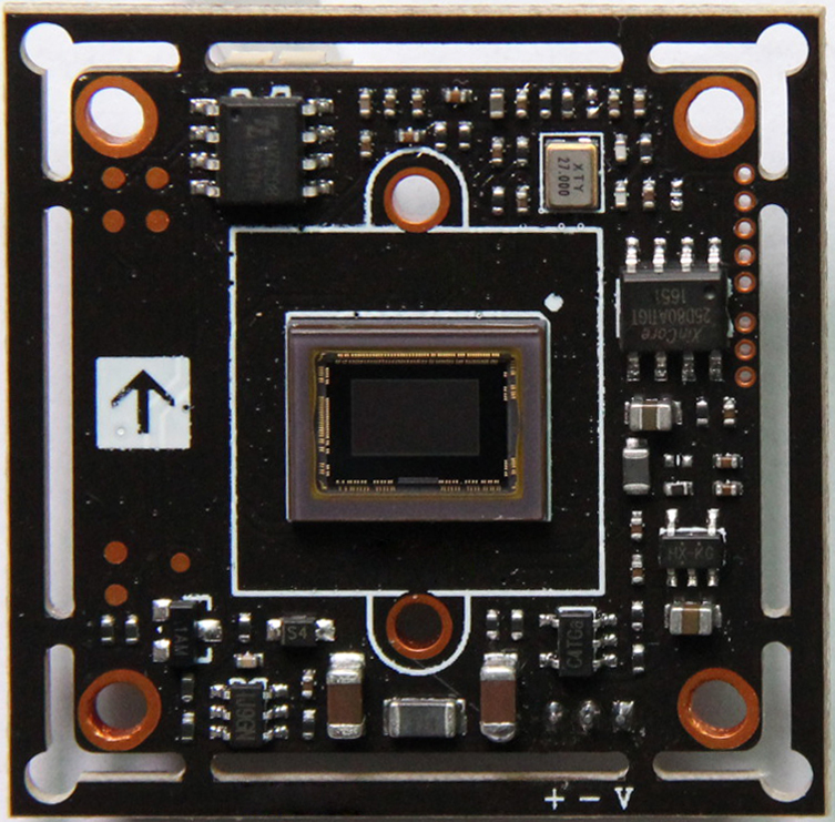 2.0mp  4 in 1 starlight hybrid board camera with OSD Menu