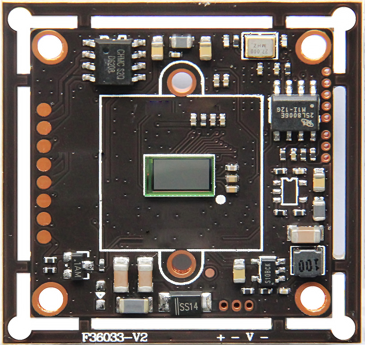 2.0MP hybrid  AHD board camera 