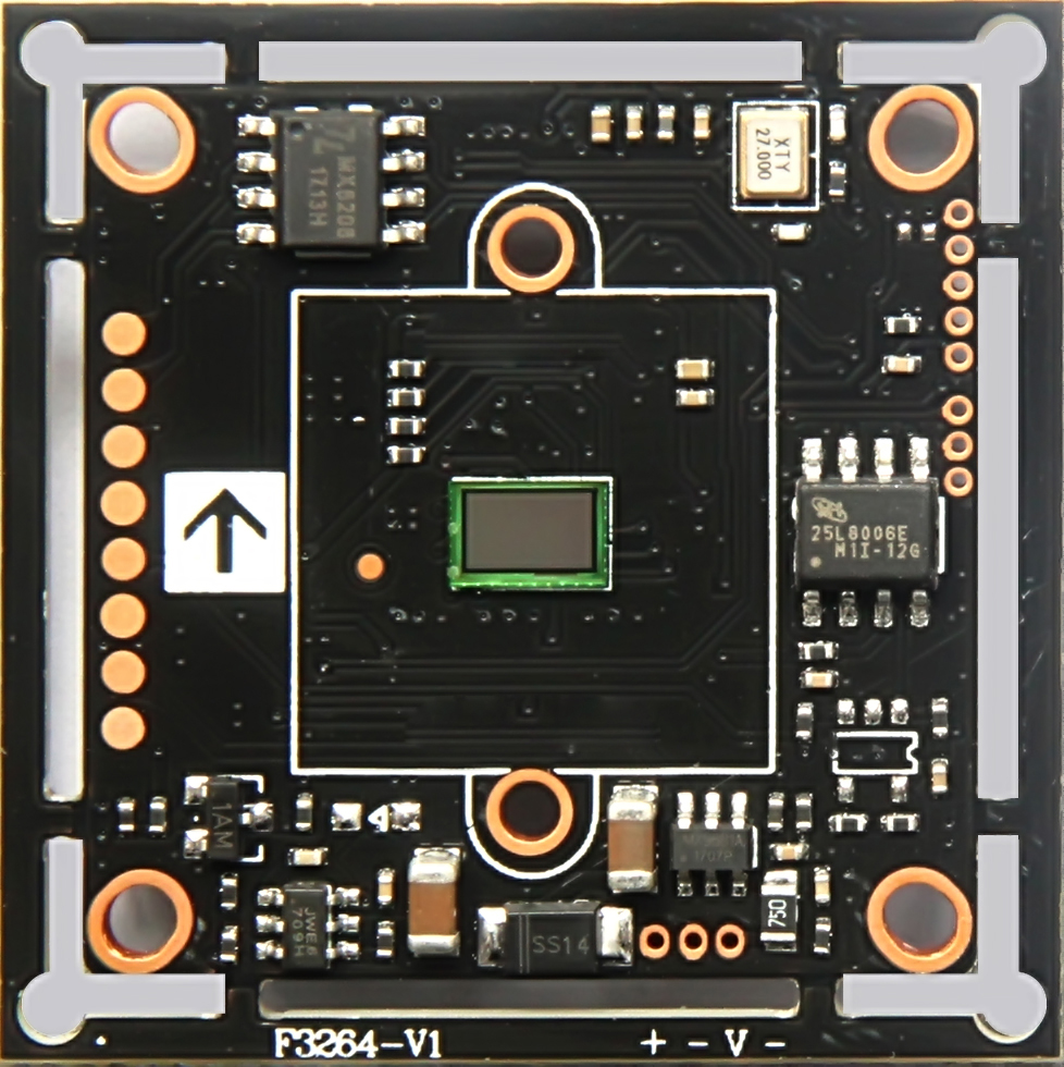 Low cost 1.3MP Security CCTV Camera PCB board