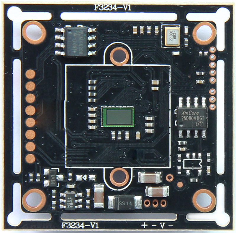 low cost 1.0mp coxial board camera