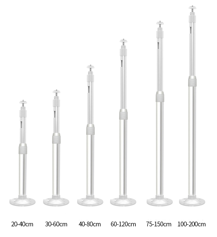 20-200cm length expandable  aluminum alloy cctv bracket