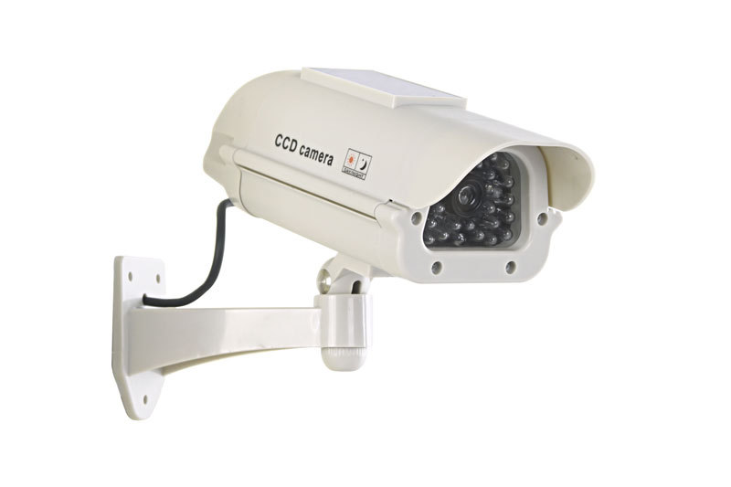 Solar Dummy box camera with wall mount 