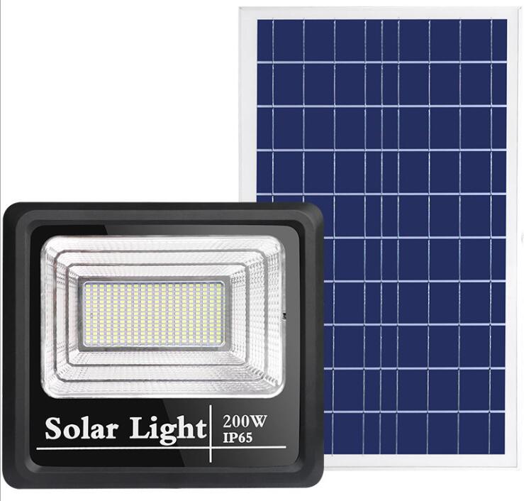 200W outdoor waterproof solar Floodlight with remote controller