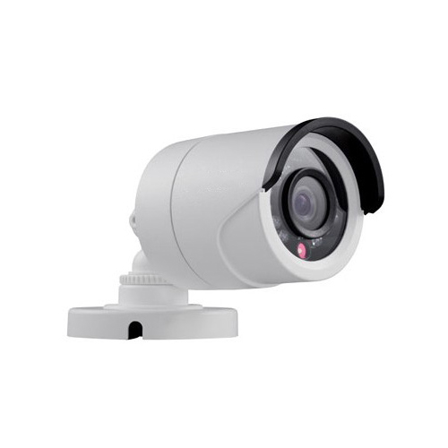 Small white IR bullet camera housing with 3-axis bracket 