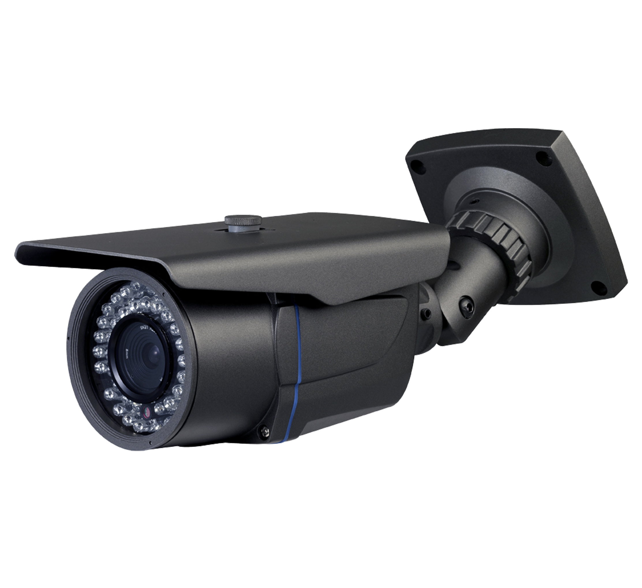 outdoor weatherproof ir bullet camera housing with 3-axis bracket 