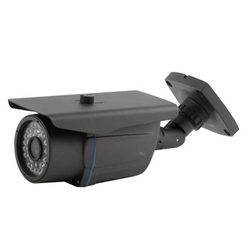 classic outdoor bullet camera housing with sunshield & bracket