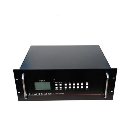 APP operating 2U  4x12 hdmi matrix switcher HDCP 1.6 1080P with Remote Control 