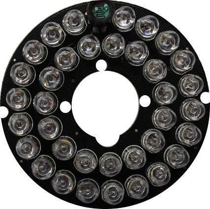 36 LEDs  IR ring board for security IR cameras