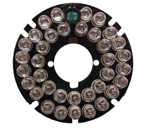 multi-holes IR PCB board with 36 LEDS