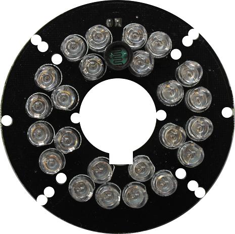 24 IR LED board for  2.5 inch dome camera 