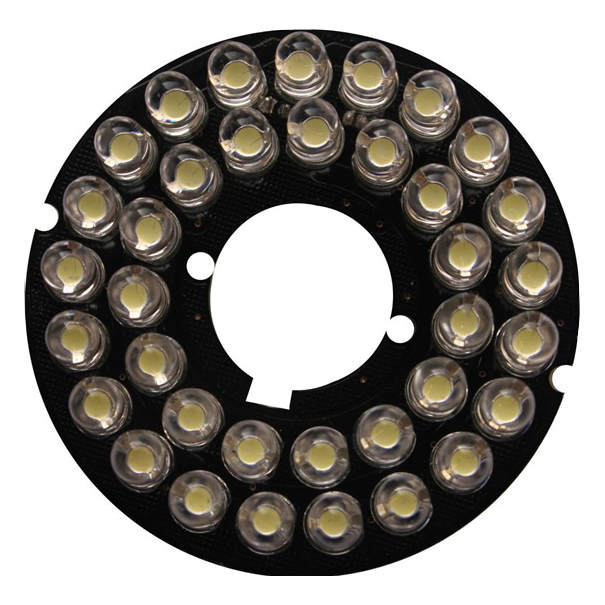 36 LEDs white light  LED ring board  with day/night switch