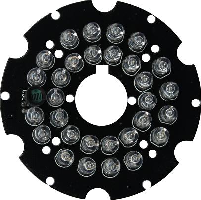 30 LEDs   IR LED plate  for surveillance cameras 