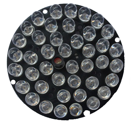 IR  illuminator PCB board with 42 LEDs for small IR lamp 