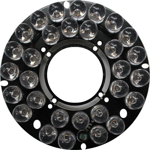 30LEDs  IR ring board  for large infrared cameras 