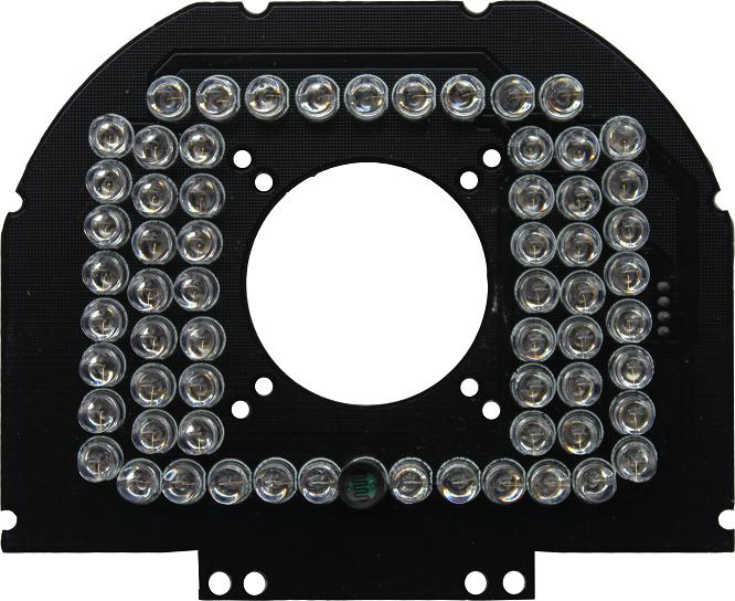 63 LEDs IR LED board for cctv enclosure camera 