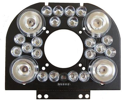 IR LED board with mixed LEDs for cctv enclosure camera 