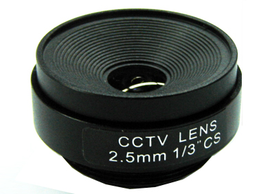 ​​2.5mm CS mount cctv  fixed lens