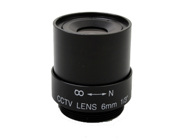 6mm Fixed Iris Lens for cctv camera