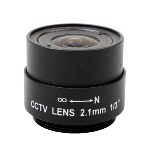 2.1mm CCTV fixed lens  with CS mount 