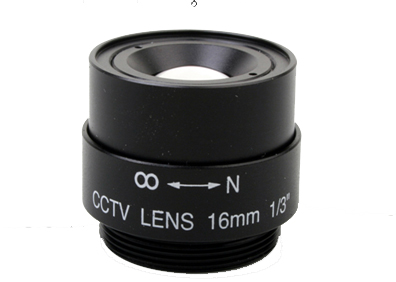 16mm  CS mount  cctv fixed lens 