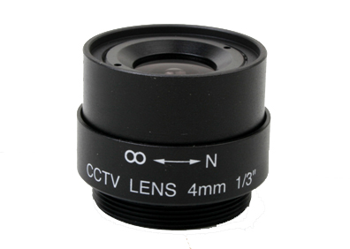 4mm CS mount manual focus fixed lens 