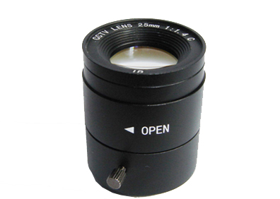 25mm manual iris fixed lens 