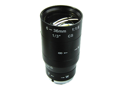 6-36mm varifocal manual iris lens 