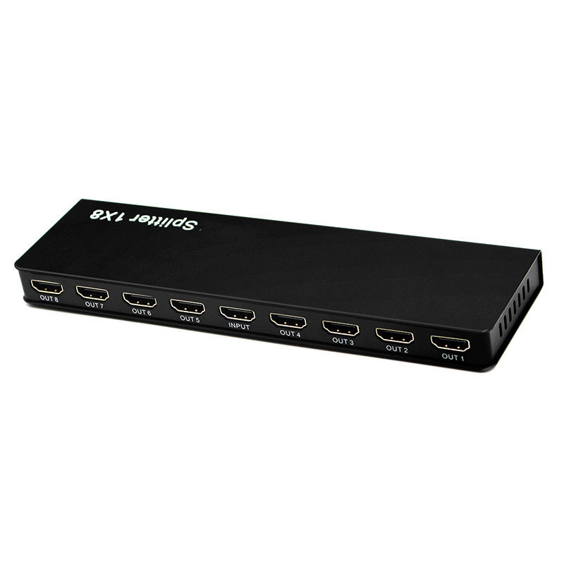 1x8  1in 8 outs HDMI splitter 