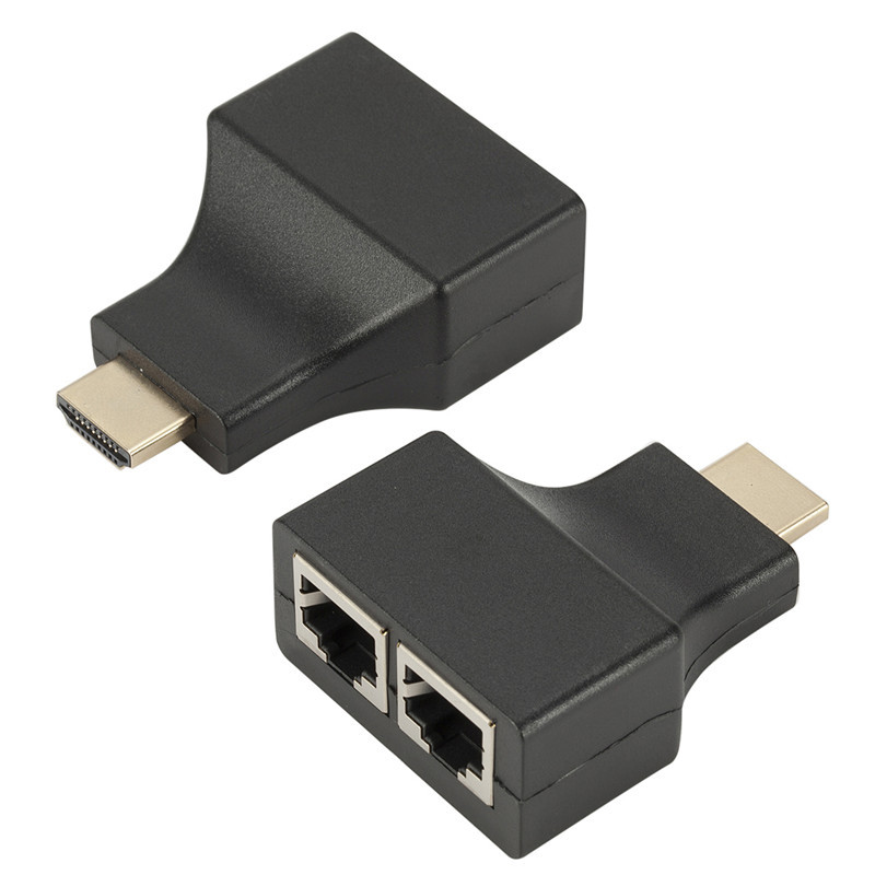 30m  HDMI dual network cable extender 