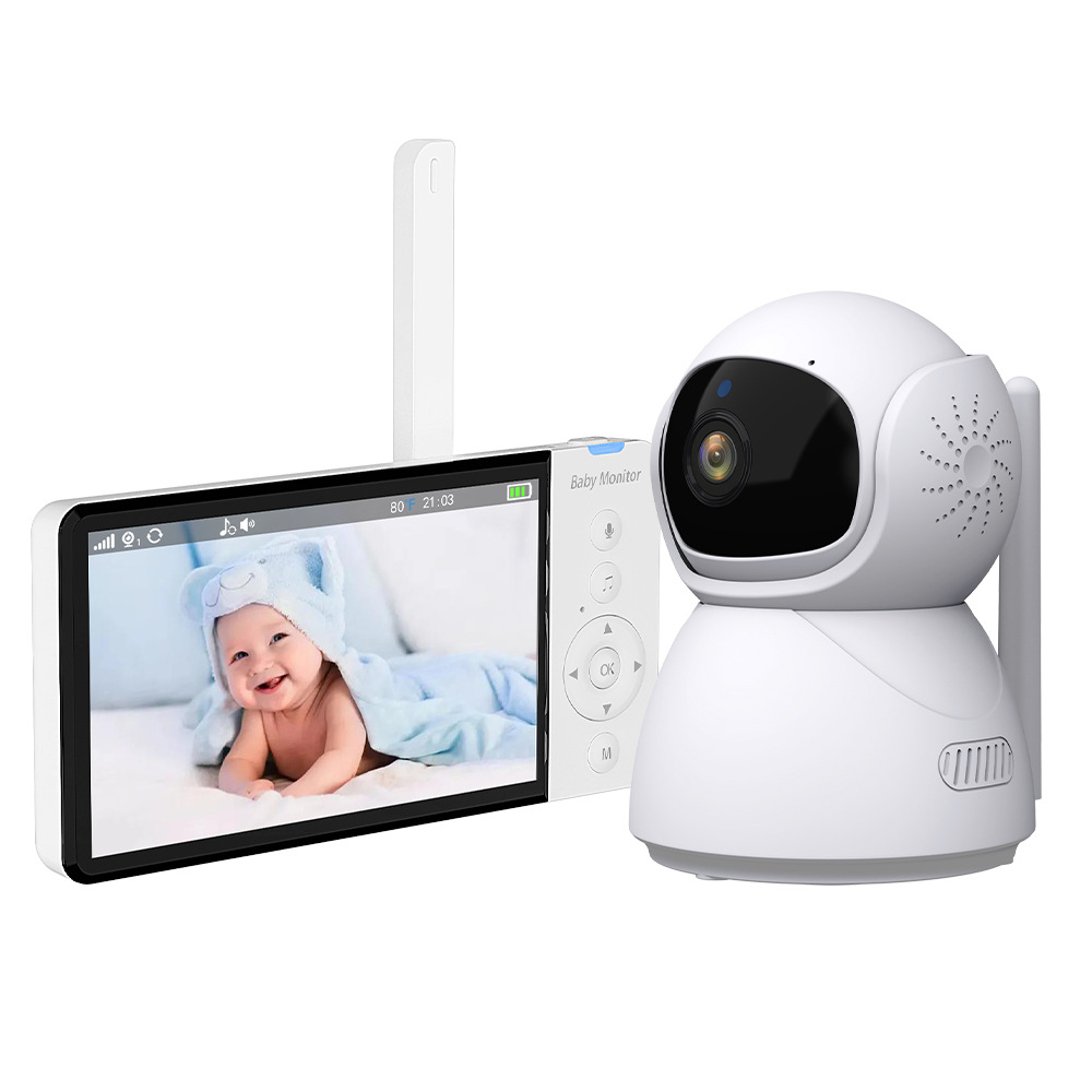 5inch  mother screen with Rotating baby camera 