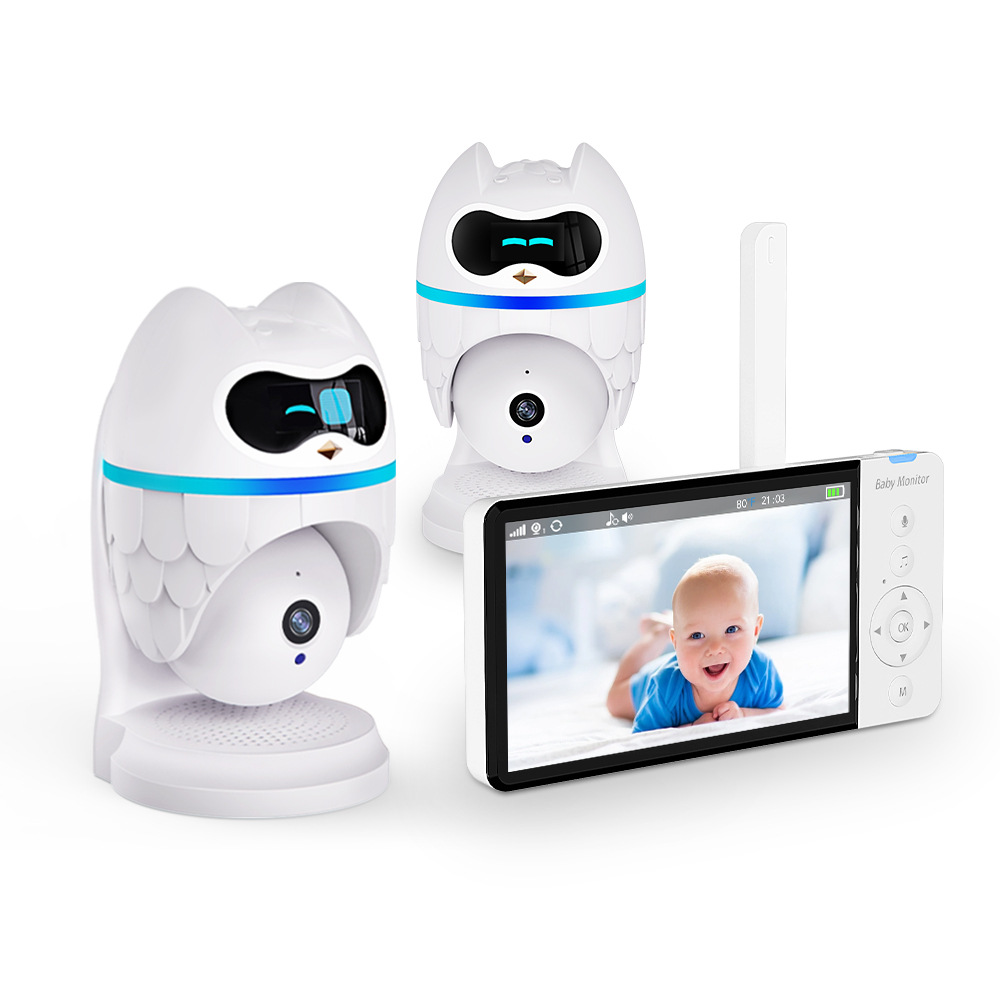 2.4G wireless baby camera with 5 inch monitor 