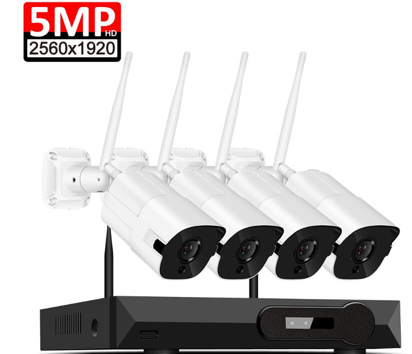 4 wireless cameras system kit 