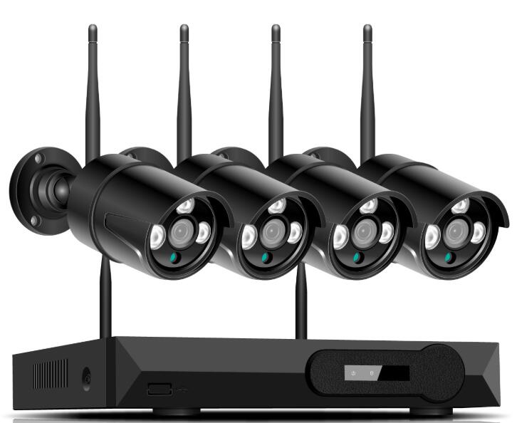 wireless surveillance video system kit with  remote mobile view