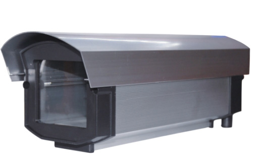 outdoor aluminum cctv camera enclosure with sunshield 