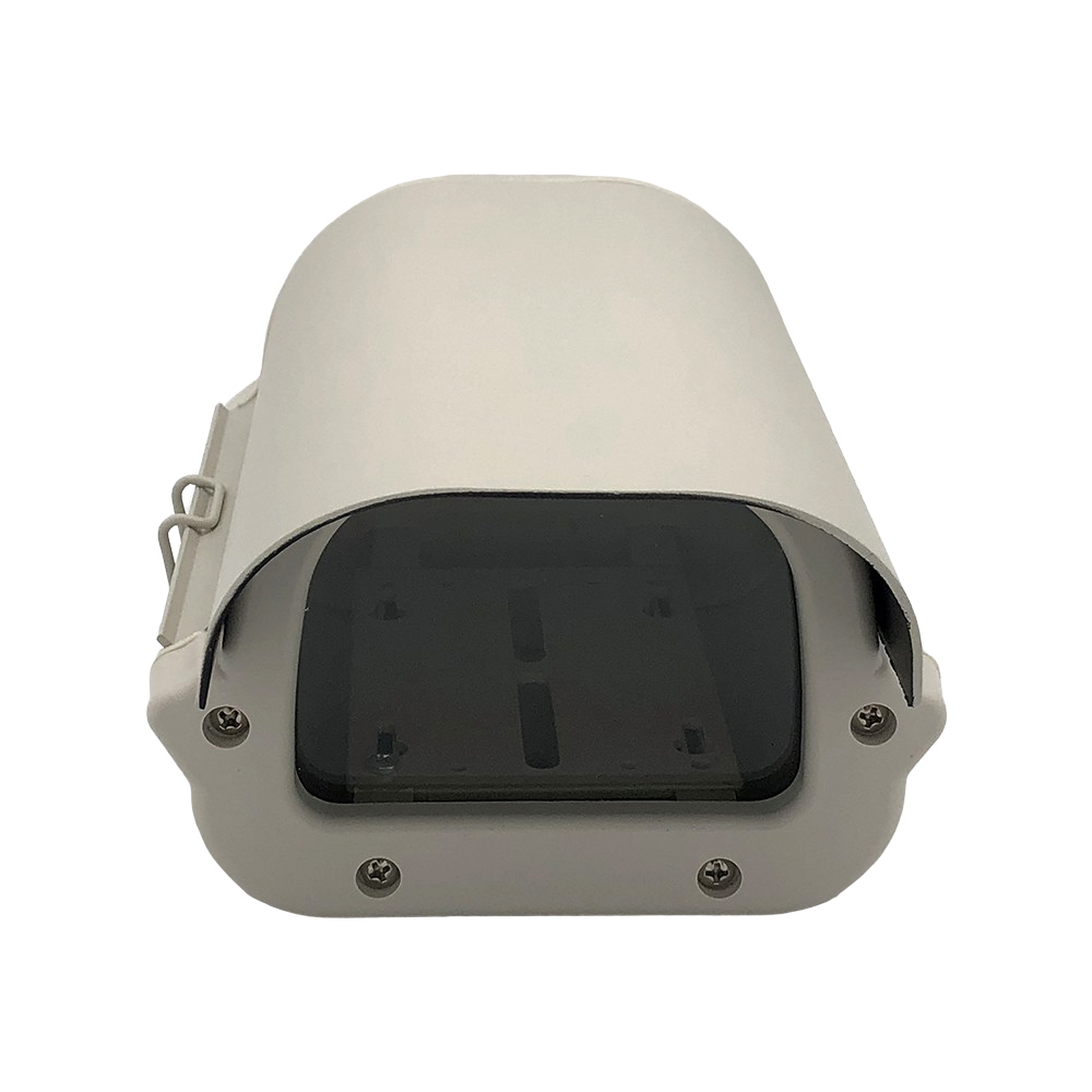 Small aluminum CCTV surveillance camera enclosure 