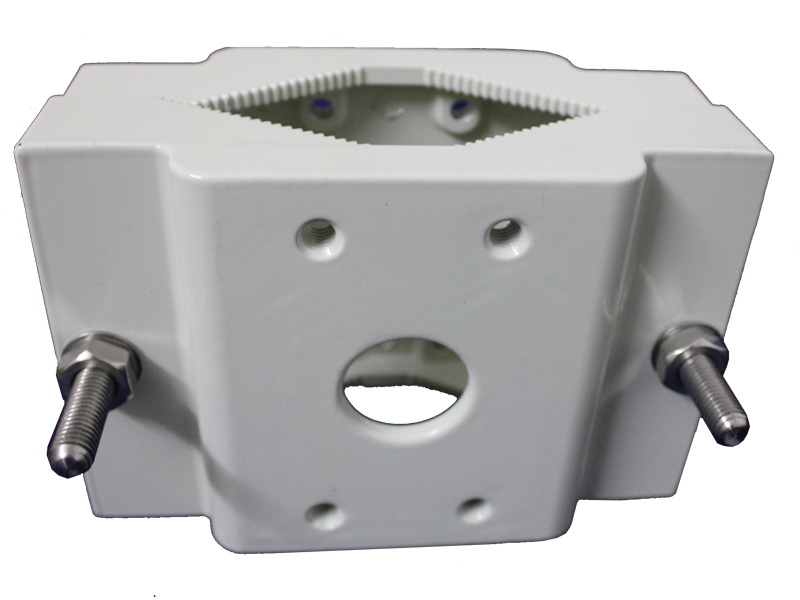 Dual side mounting cctv pole/mast bracket 