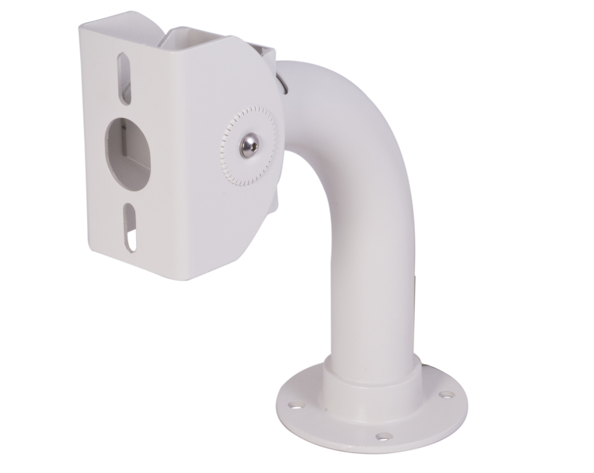 Small heavy-duty aluminum cctv tube bracket 