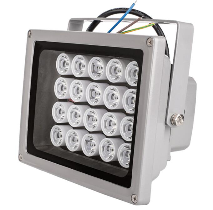 50m white light LED illuminator with 24 array LEDs 