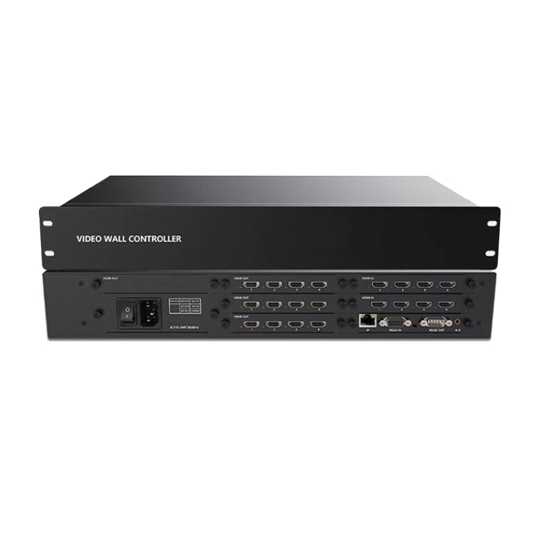 12x8  TV video wall controller with web control & RS323 connnection