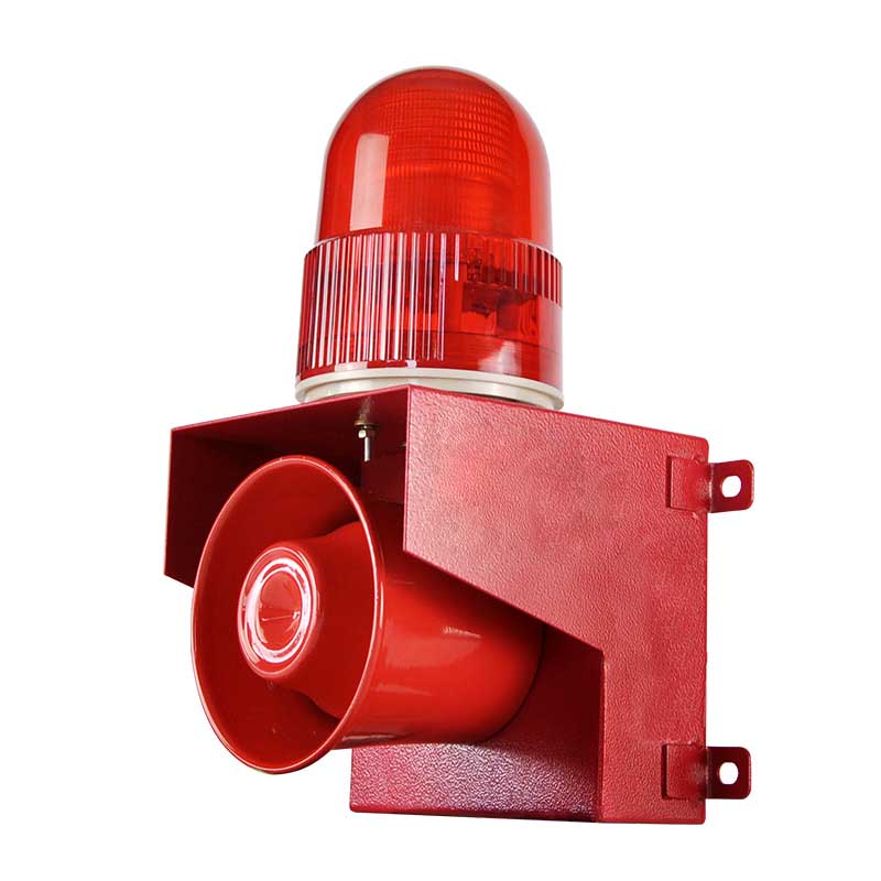 Switching signal control flashing alarm light 