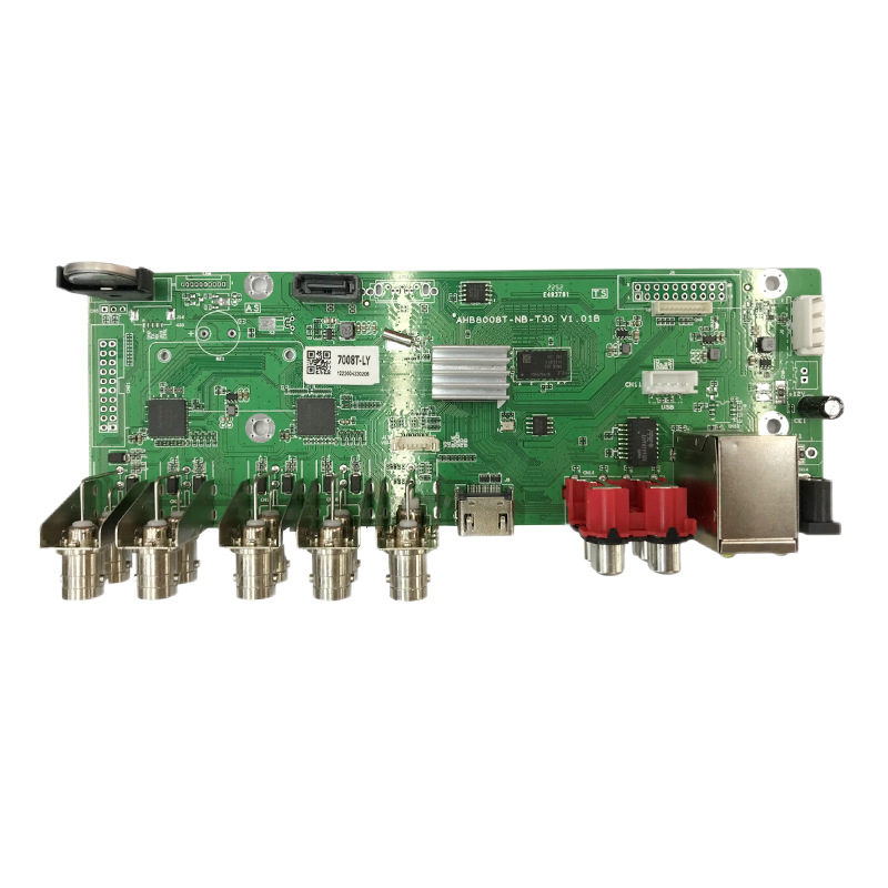 1080P   8ch AHD DVR board  with audio & alarm