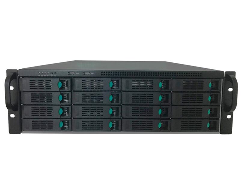 128ch  3U chassis Network NVR recorder  with 16 HDD space 