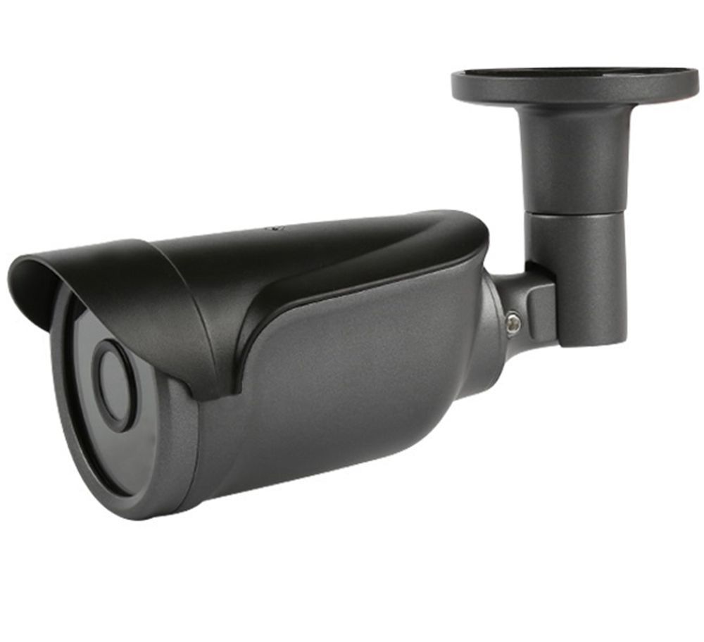 Grey aluminum alloy security IR bullet camera housing with bracket 