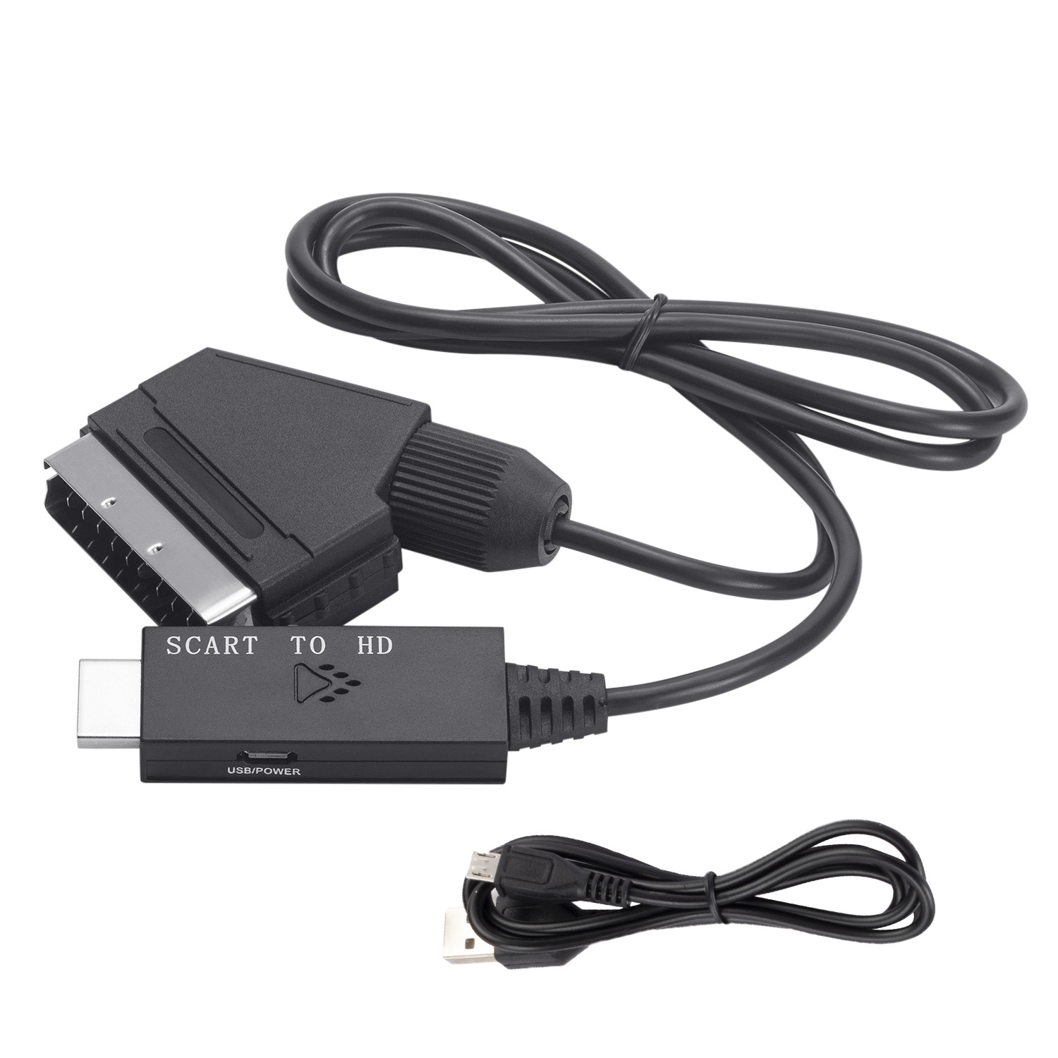 1m cable connecting HD SCART to HDMI converter