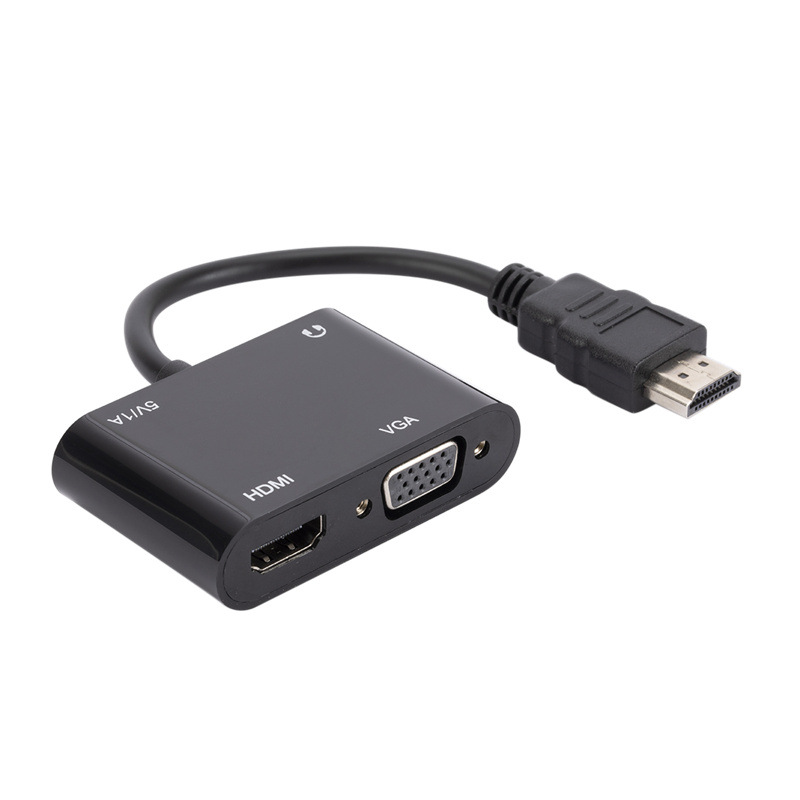 HDMI to VGA & HDMI converter