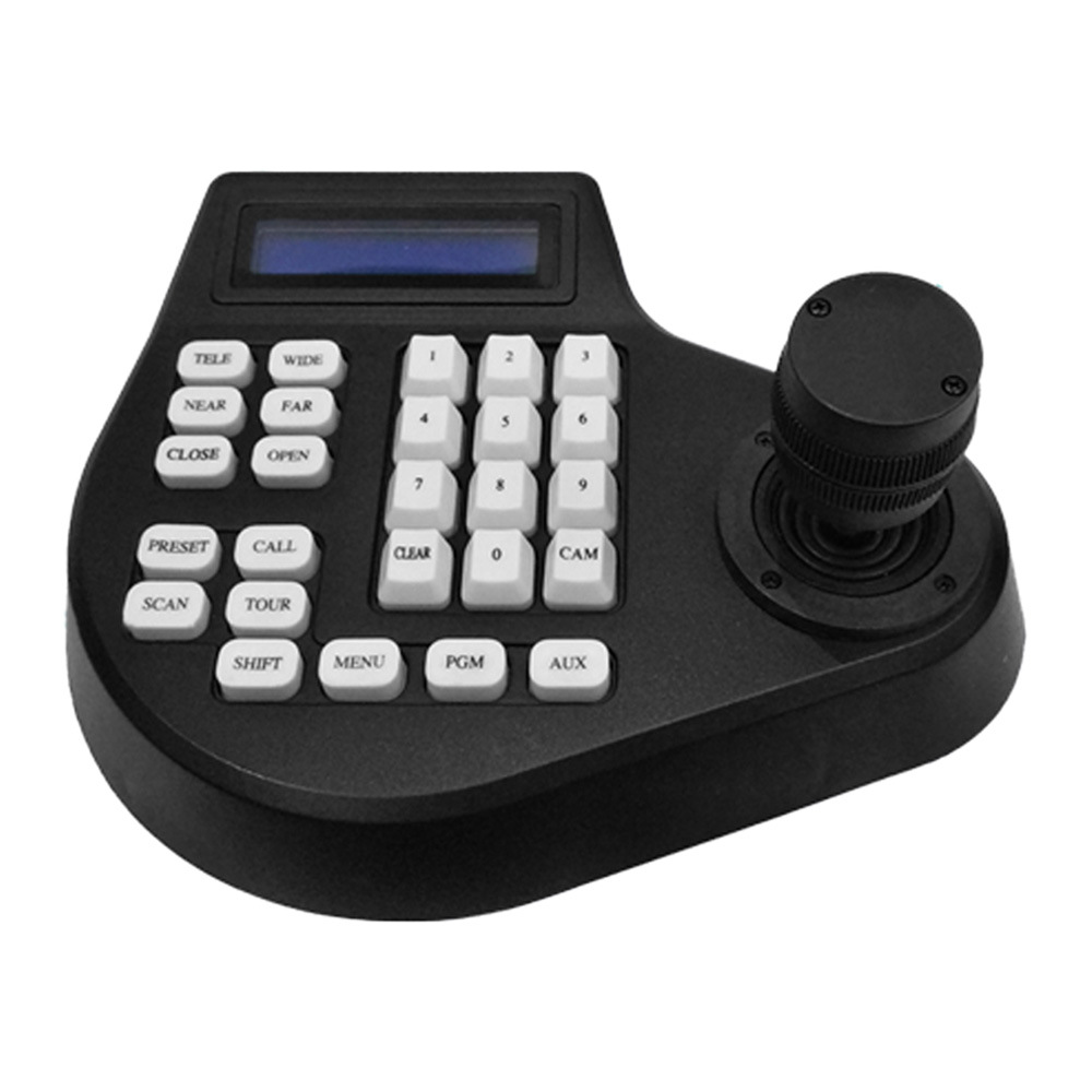 3D/4D joystick PTZ dome keyboard controller