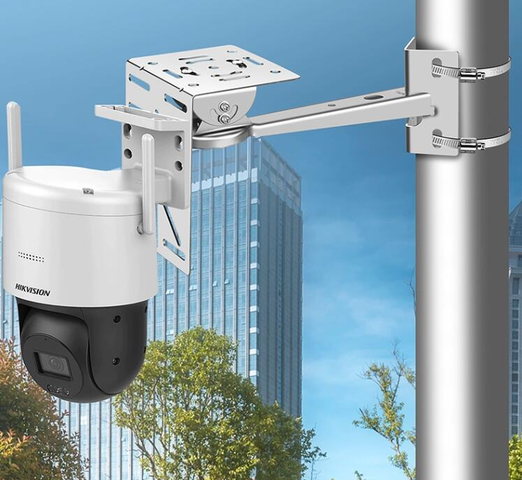 How to install a dome camera on a normal cctv bracket?