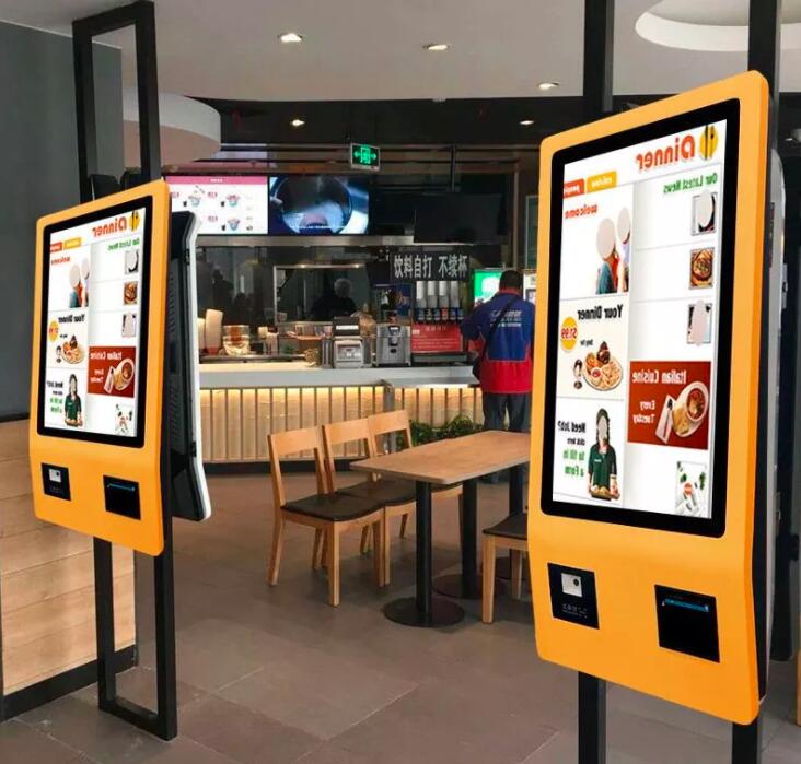 32 Inch TFT Touch Screen Kiosk For Self Service Payment with pagers dispenser