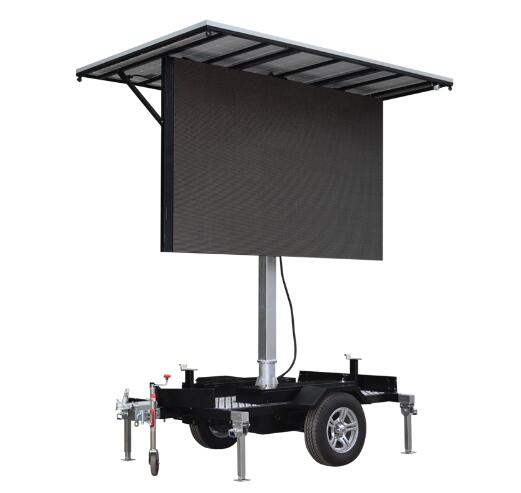 Solar powered   trailer truck LED display